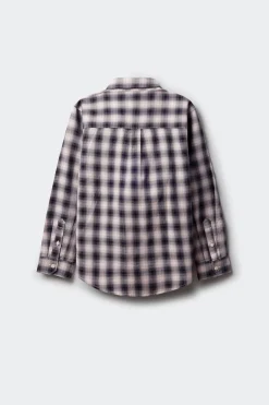 Springfield Kids Camisa cuadros leñador niño negro