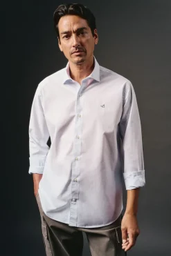 OOTO Camisa cuadros popelín Azul Hot