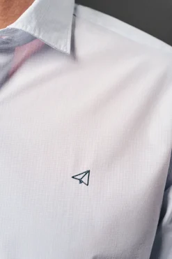 OOTO Camisa cuadros popelín Azul Hot