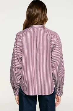 Selected Camisa cuello mao 100% algodón orgánico. Rosa