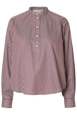 Selected Camisa cuello mao 100% algodón orgánico. Rosa