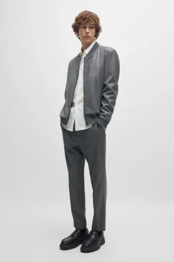 HUGO Camisa de manga larga Blanco Clearance