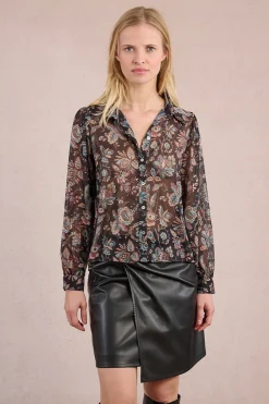 Molly Bracken Camisa de manga larga con estampado Multicolor Outlet