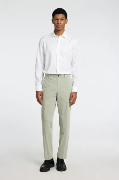 Selected Camisa de manga larga de vestir 100% algodón Blanco Sale