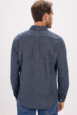 Jack & Jones Camisa de manga larga franela Azul marino