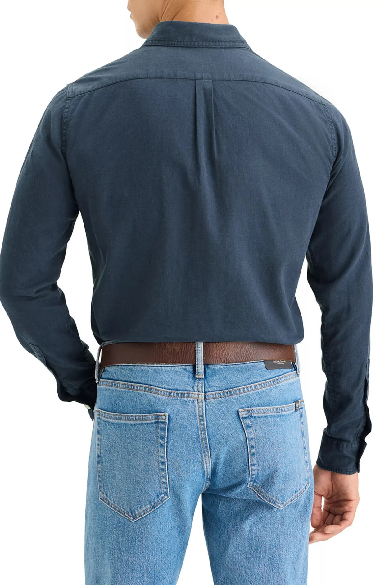 Dockers Camisa de popelina Azul