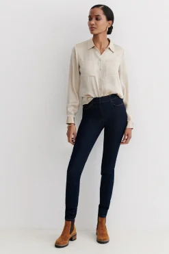 Caroll Camisa de seda Beige Sale