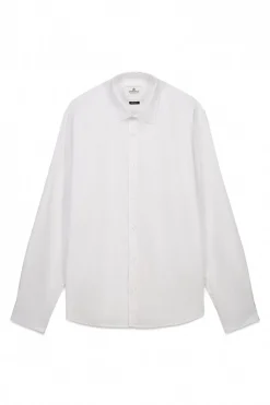 Springfield Camisa easy care estructura blanco Clearance