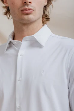 Celopman Camisa Elástica con Varilla blanco