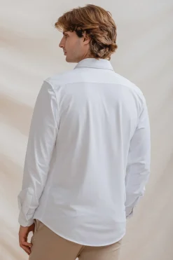 Celopman Camisa Elástica con Varilla blanco