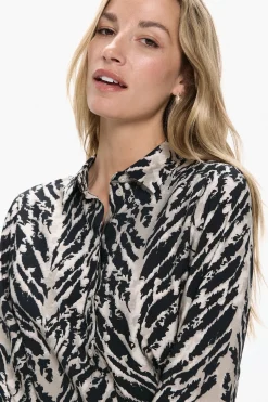 Vero Moda Camisa estampada manga larga Negro Best