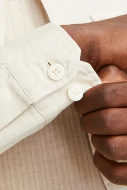 Jack & Jones Camisa estilo sarga gris Online