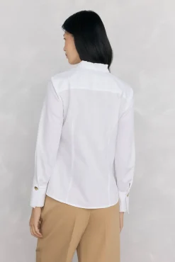 Pedro del Hierro Camisa estructura Blanco Outlet