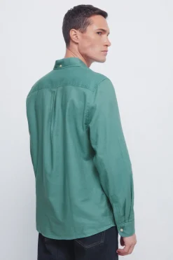 Springfield Camisa estructura verde Best