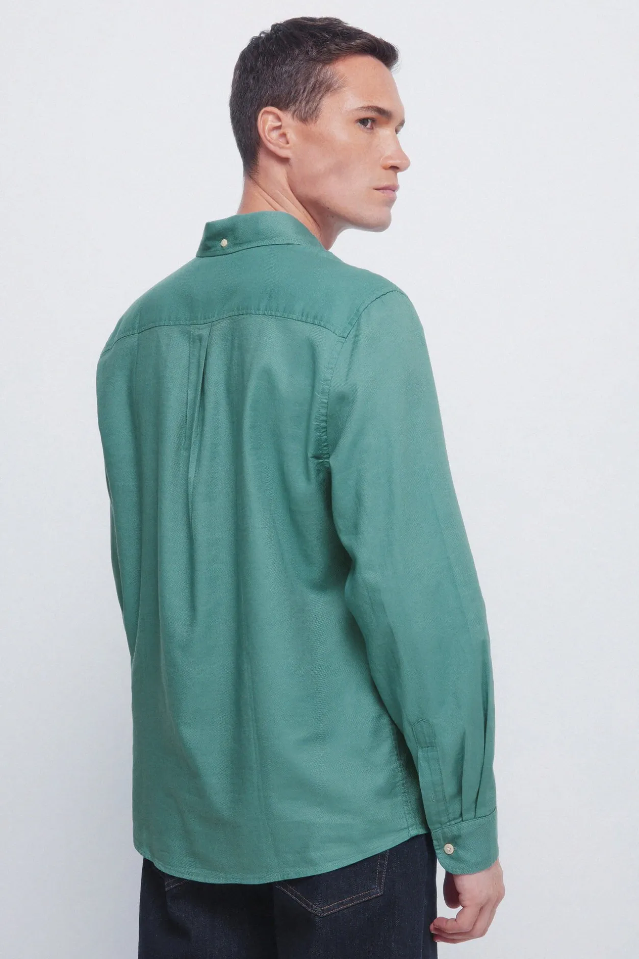 Springfield Camisa estructura verde Best