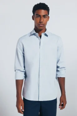 Springfield Camisa estructura azul Sale