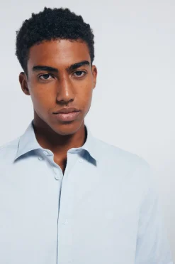 Springfield Camisa estructura azul Sale