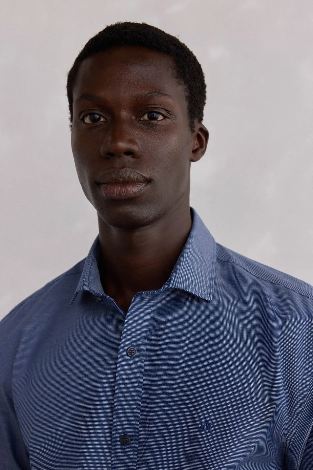 Pedro del Hierro Camisa estructura fácil plancha + anti olor regular fit Azul Outlet