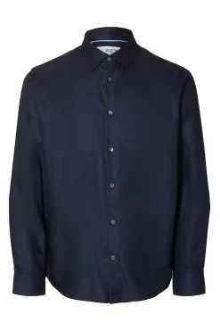 Selected Camisa formal Slim Fit Azul marino Hot