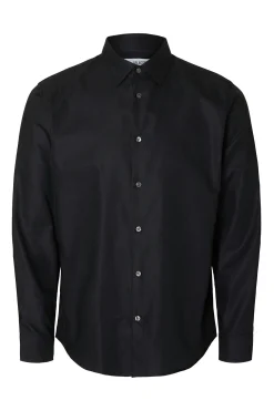 Selected Camisa formal Slim Fit Negro Clearance