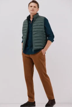 Cortefiel Camisa franela espiga Azul marino New