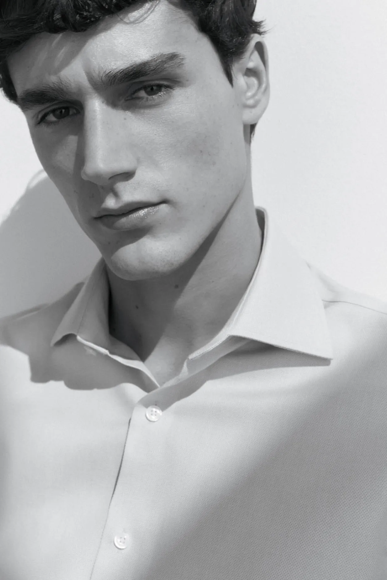 Pedro del Hierro Camisa gemelos lisa non iron + antimanchas Azul Sale