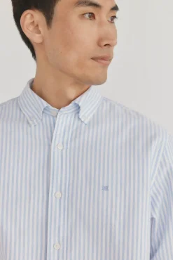 Pedro del Hierro Camisa iconic oxford raya candela Azul Sale