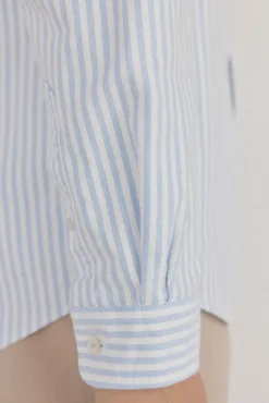 Pedro del Hierro Camisa iconic oxford raya candela Azul Sale