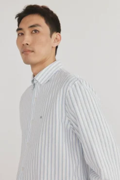 Pedro del Hierro Camisa iconic oxford rayas Blanco Best