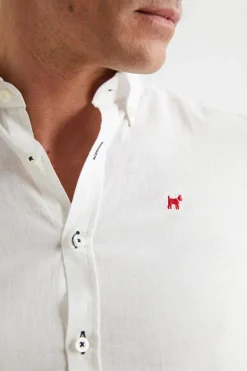 Williot Camisa Lino Blanco Outlet