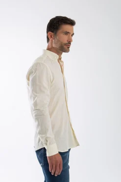 Williot Camisa Lino Amarillo Online