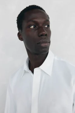 Pedro del Hierro Camisa lisa fácil plancha Blanco Hot