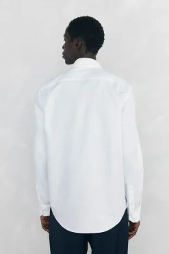 Pedro del Hierro Camisa lisa fácil plancha Blanco Hot