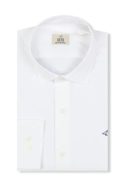 OOTO Camisa lisa popelín Blanco Hot