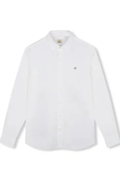 OOTO Camisa lisa popelín Blanco Hot