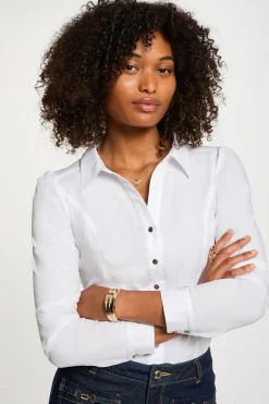 Morgan Camisa manga larga Blanco Outlet