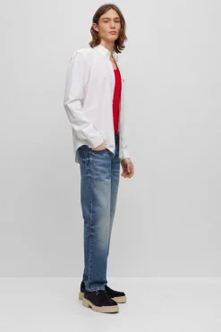 HUGO Camisa manga larga Blanco Clearance