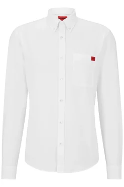 HUGO Camisa manga larga Blanco Clearance