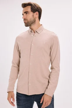 Jack & Jones Camisa manga larga Marr&oacute;n Best