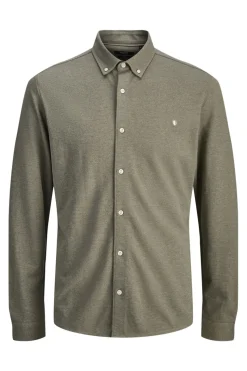 Jack & Jones Camisa manga larga Marr&oacute;n Best