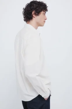 Springfield Camisa micro pana blanco Online