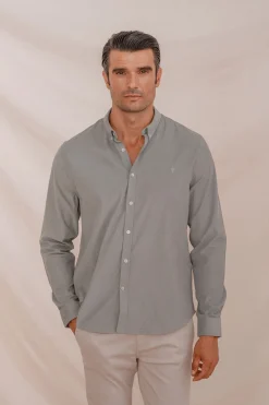 Celopman Camisa Micropana verde