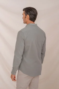 Celopman Camisa Micropana verde