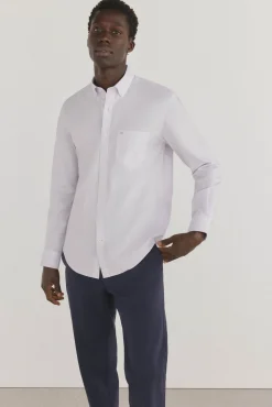 Pedro del Hierro Camisa non iron + antimanchas cuadros Morado Online