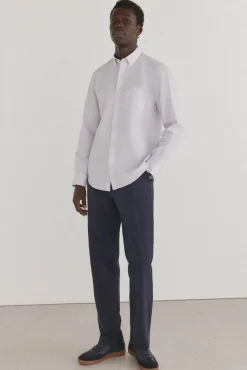 Pedro del Hierro Camisa non iron + antimanchas cuadros Morado Online