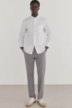 Pedro del Hierro Camisa non iron + antimanchas cuadros Blanco Outlet