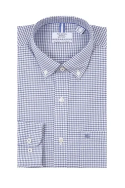 Pedro del Hierro Camisa non iron oxford cuadros Azul Online