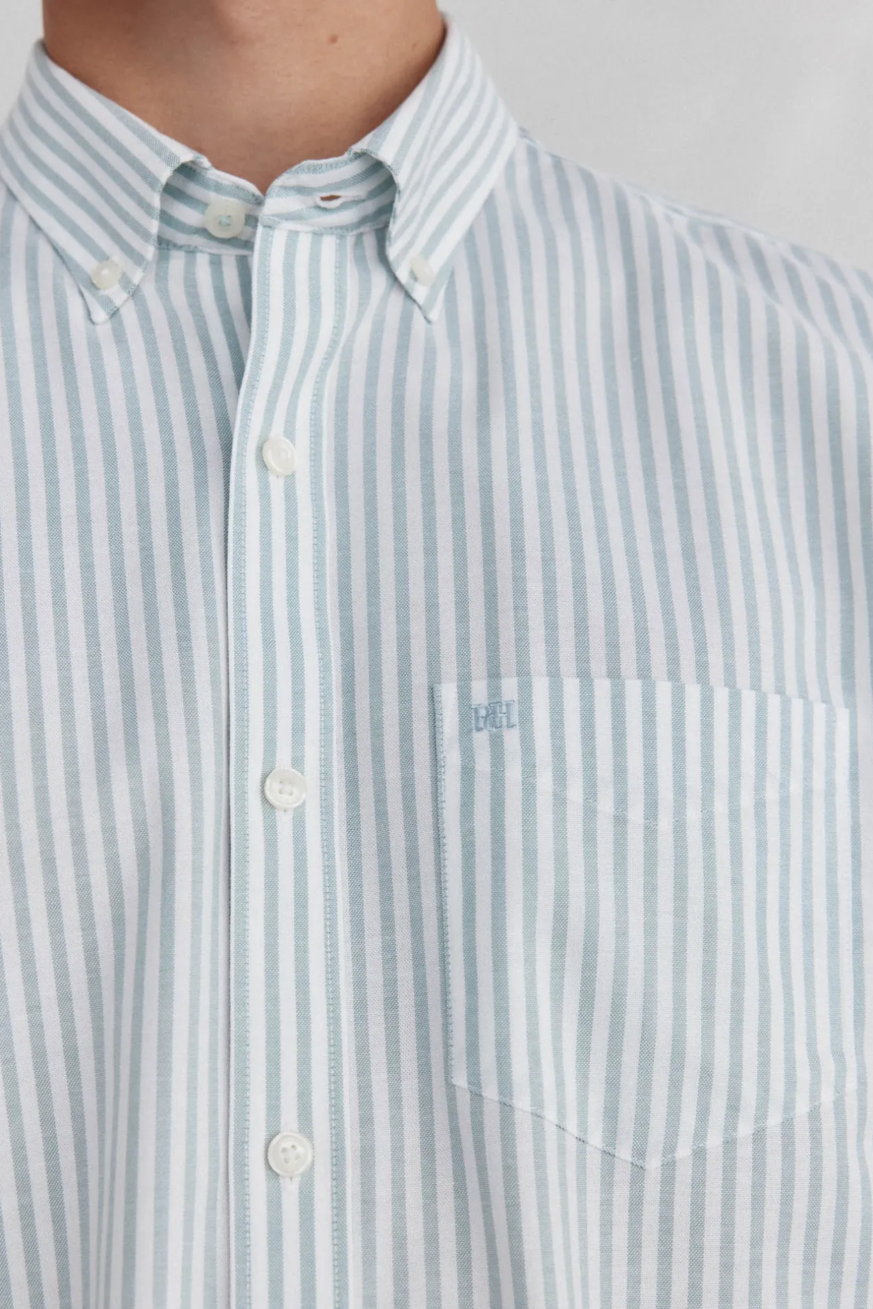 Pedro del Hierro Camisa non iron oxford rayas Azul Online