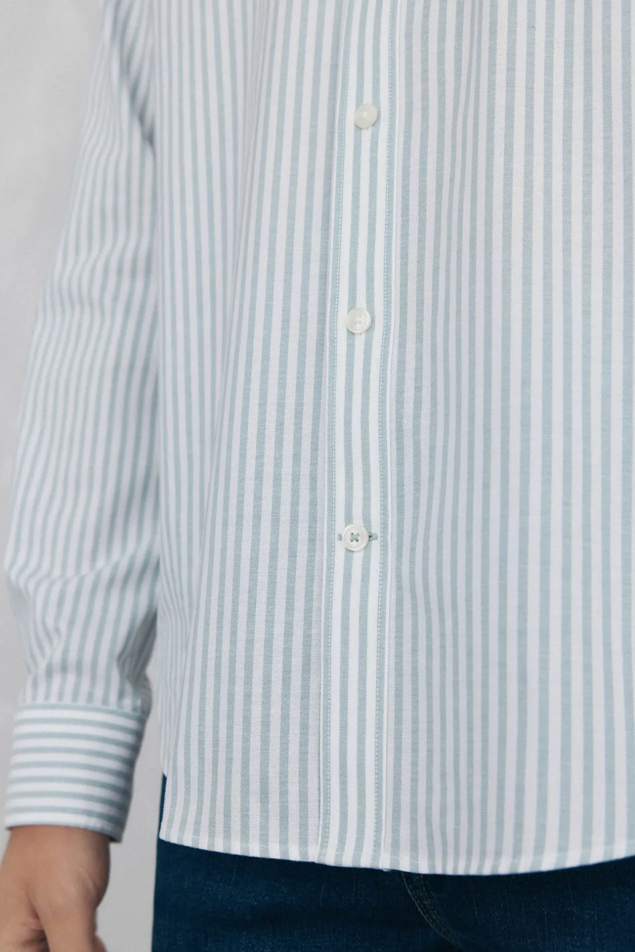 Pedro del Hierro Camisa non iron oxford rayas Azul Online