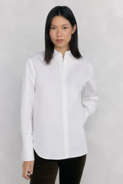 Pedro del Hierro Camisa oversize lisa Blanco Online